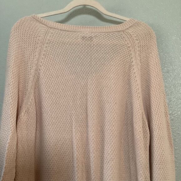 Sonoma Pink Cable Knit Comfy Cozy Preppy Winter Casual V Neck Sweater XXL - Picture 8 of 9